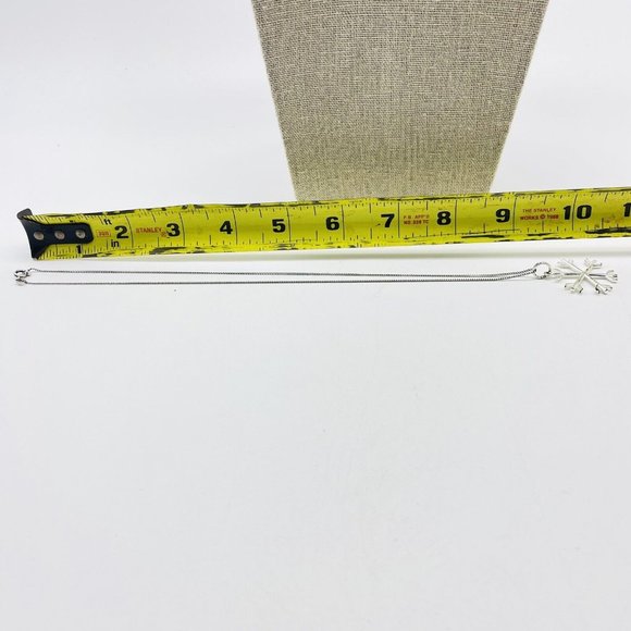 Arrow Shaft Star Silver Chain Marked BY 925 Snowflake Classic Career Cosplay - Picture 5 of 6